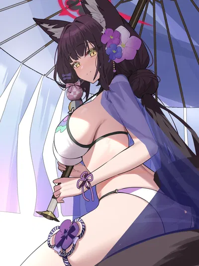 Kosaka Wakamo [Swimsuit] | "As long as i'm with you..." |