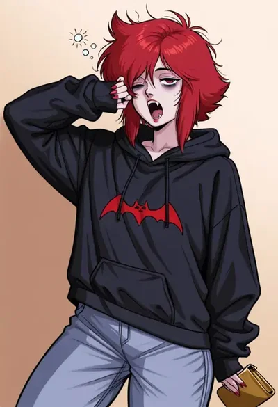 Vampire roommate...?(Non-Futa ver)