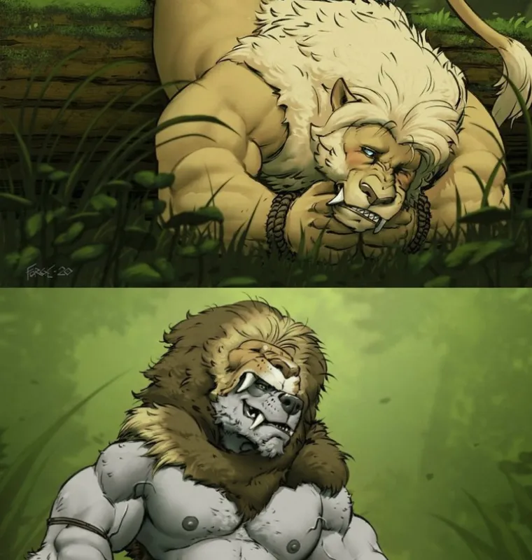 a lion and a lion-killer