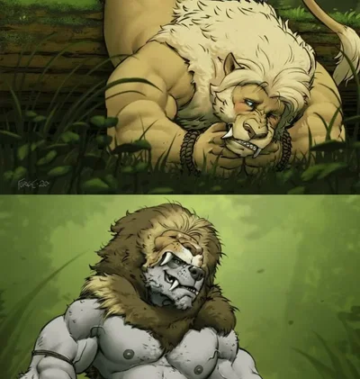 a lion and a lion-killer