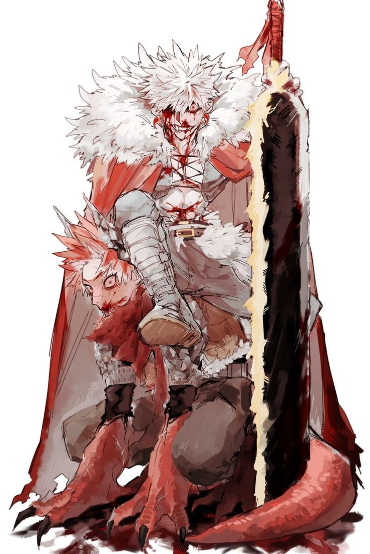 MHA FANTASY AU—EVIL BAKUGOU + KIRISHIMA