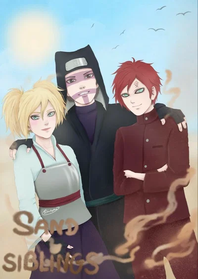 The Sand Siblings | Gaara, Temari, and Kankuro