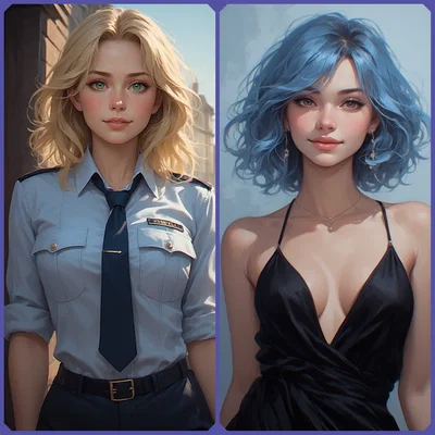Cop Friend & Her Girlfriend Want You.