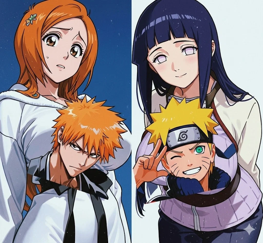 Your party members Hinata Uzumaki and Orihime Kurosaki were stolen by the war heroes Naruto and Ichigo!