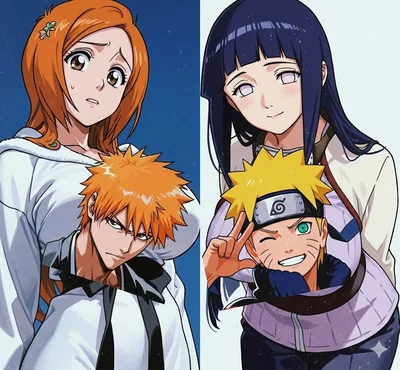 Your party members Hinata Uzumaki and Orihime Kurosaki were stolen by the war heroes Naruto and Ichigo!