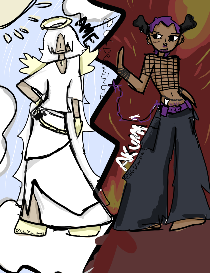 Ame and Lucifer