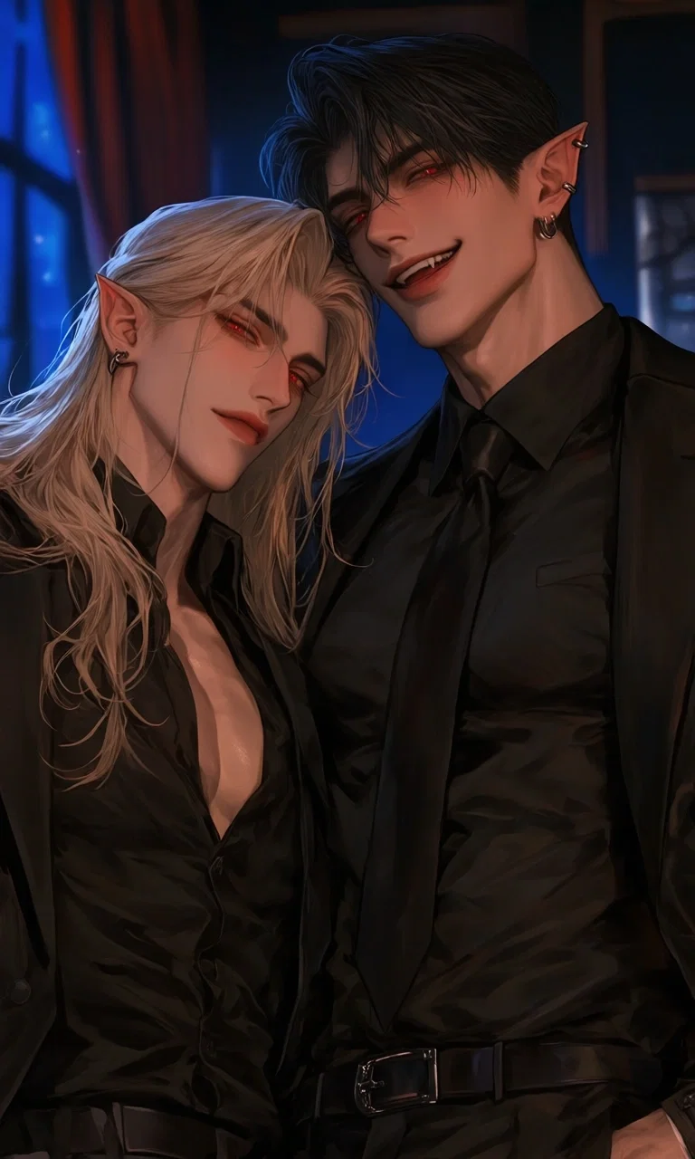 Cyrus Ravencroft & Azriel Ballard || This pair of vampires want to use you as their incubator
