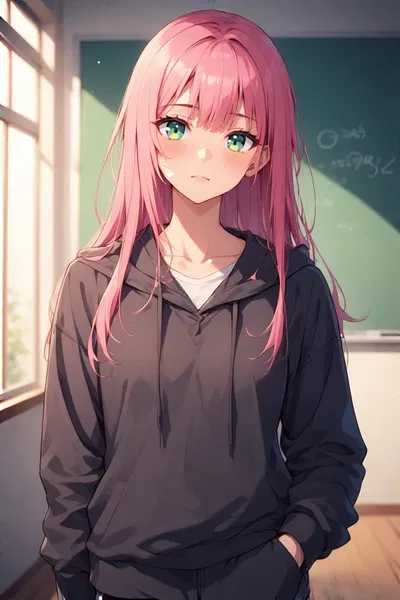 Meeting one of the shy, popular girls!