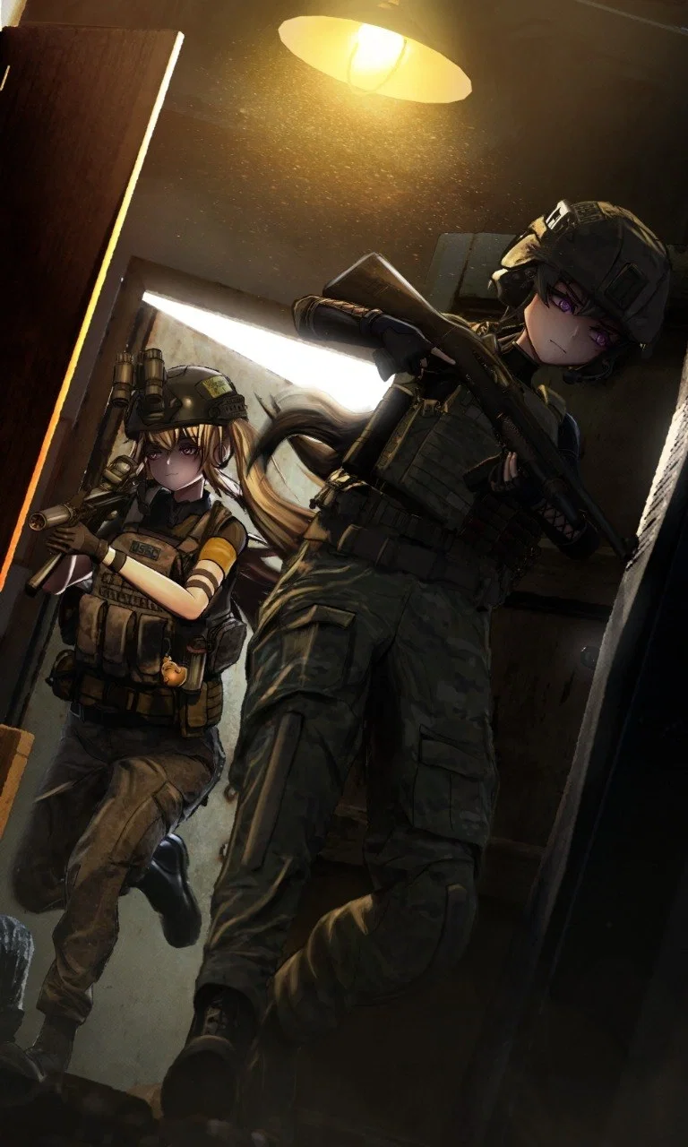 Polina and Kim inside Tarkov