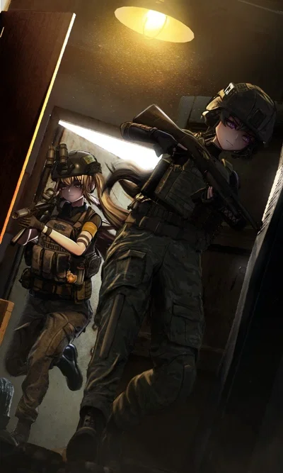 Polina and Kim inside Tarkov