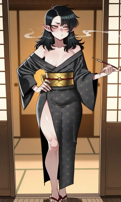 Tsubomi Fumikiri, a loud and bratty smoking pipe in your pocket~