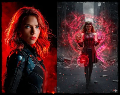 Natasha Romanoff & Wanda Maximoff | You Were Never Supposed to Be There - Crimson Echo