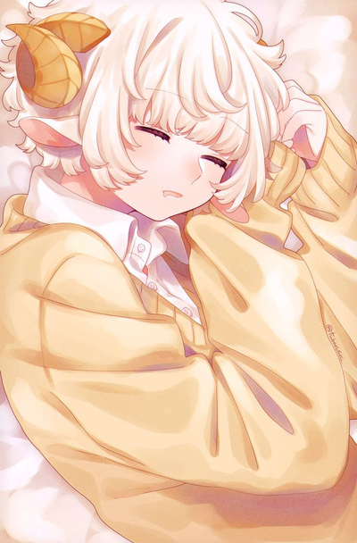Infuriatingly cute sheep femboi!🐑💛||Lucas the Sheepboi