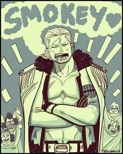 Vice Admiral Smoker - Meeting His Parents - One Piece