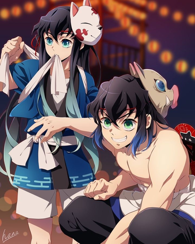 Inosuke And Muichiro-Twin