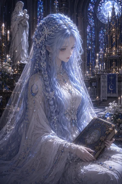 Selene Aurelia Azureveil | The Breeding Vessel Saintess