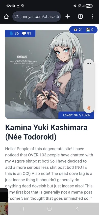 JannyAI is a site filled with stolen bots