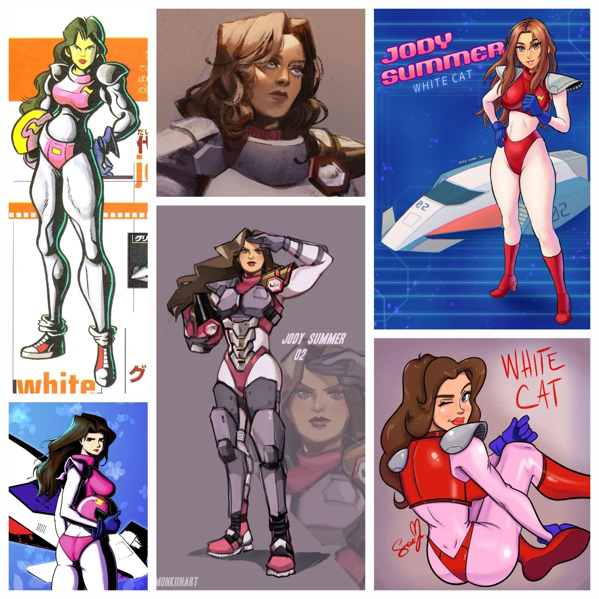Jody Summer "The White Cat" (from F-Zero series)