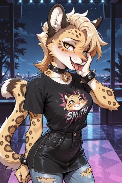 Mary, the adopted leopard daughter