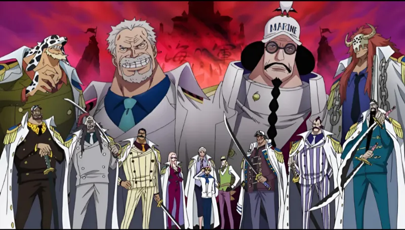 The Marines, Five Elders, Holy Knights and Celestial Dragons React