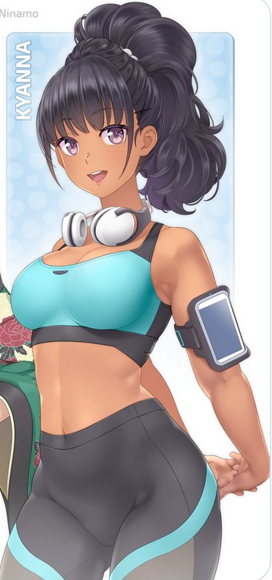 Gym Meet-Up with Kyanna (Huniepop Request)