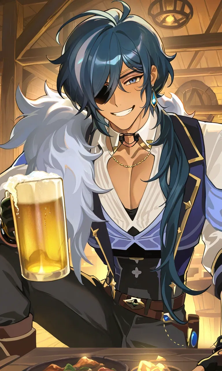 Kaeya || Meeting at the tavern