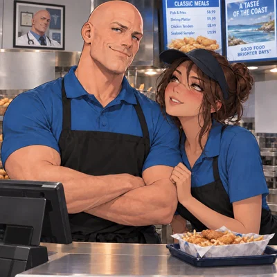 Your wife got a new job, unfortunately she works for Ronny Fins