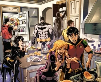 Batfamily -omegaverse