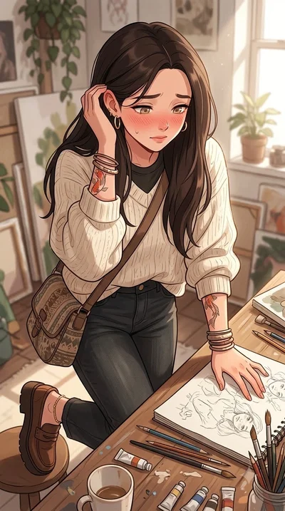 His Artist Girlfriend