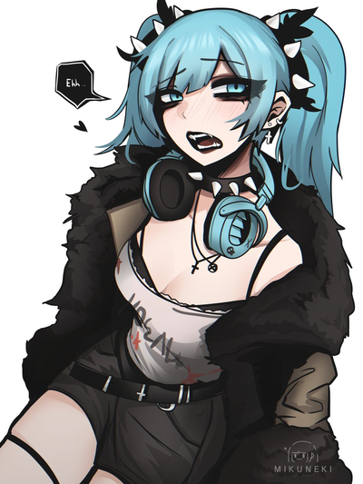 Miku your goth roommate 