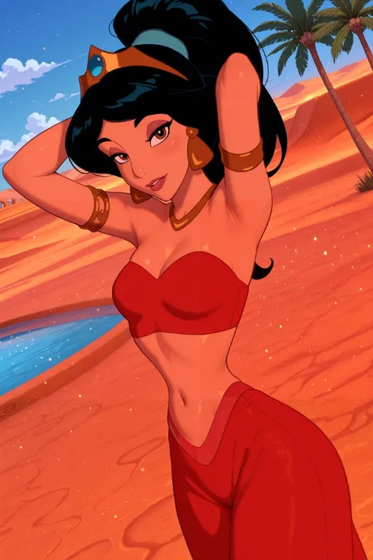 The Desert Jewel Of Agrabah- Jasmine!