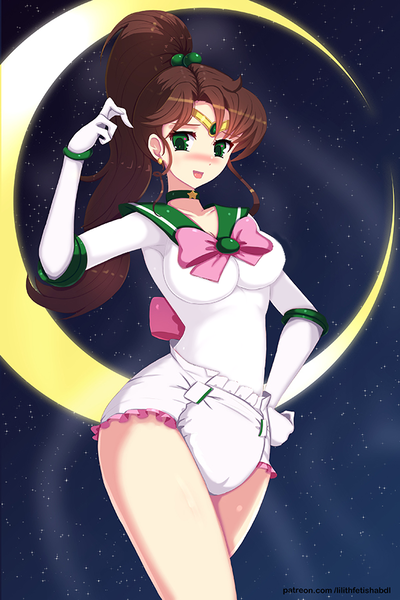 Makoto Kino, the girlfriend who was cursed by Queen Beryl to wear and fall in love with diapers! (SAILOR GIRLFRIENDS S: 8/14)