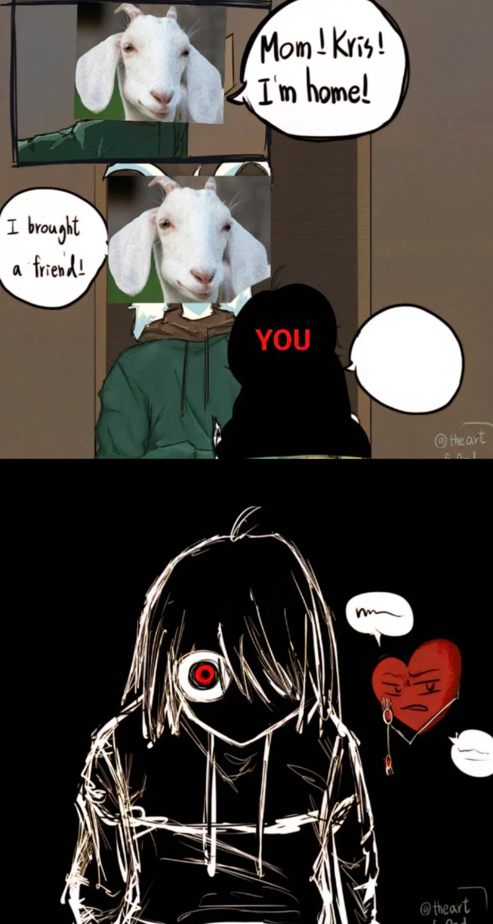 Kris Dreemurr / Unexpected encounter between humans 