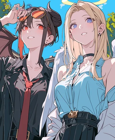 Stuck Between an Angel and a Demon - Jade and Selene