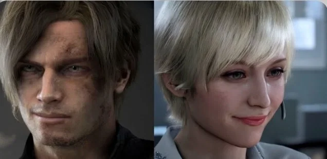 He is her husband and she is her daughter with Leon Kennedy