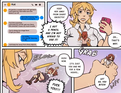 Riley Mercer- Tiny girl babysitting {WLW/GL}