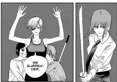 Quanxi(Getting threatened by Makima)