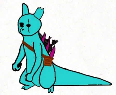 💔-ol depressed slugcat-mustifact oc rainworld-💔