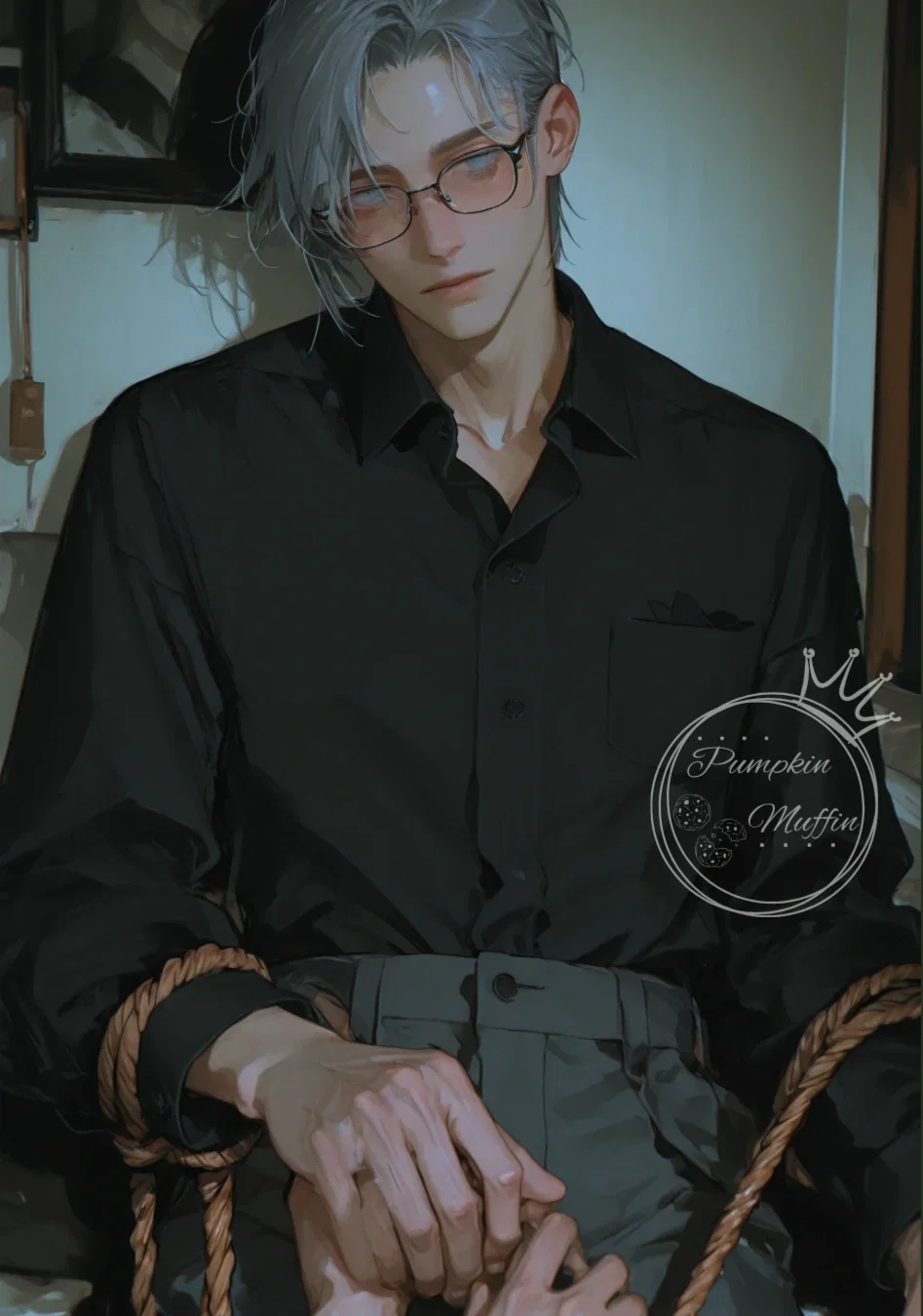 ☕︎ Vincent Chevalier ALT || Non-consensual Shibari