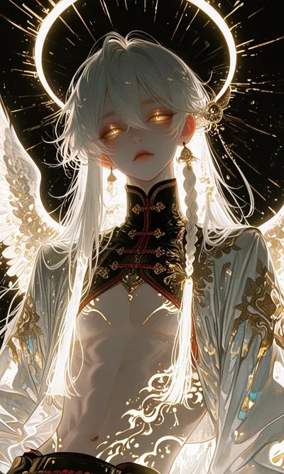 Angel boyfriend that hates your guts👀🔞❗