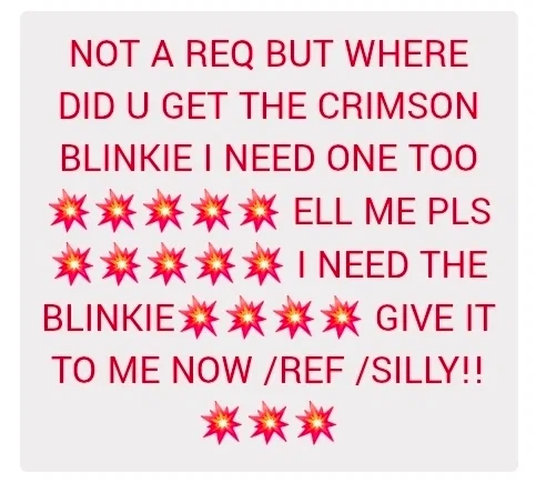 Where I got the Blinkies