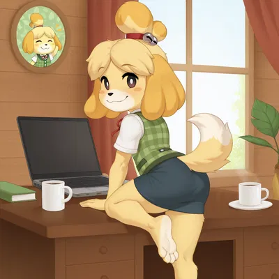 Isabelle from Animal Crossing