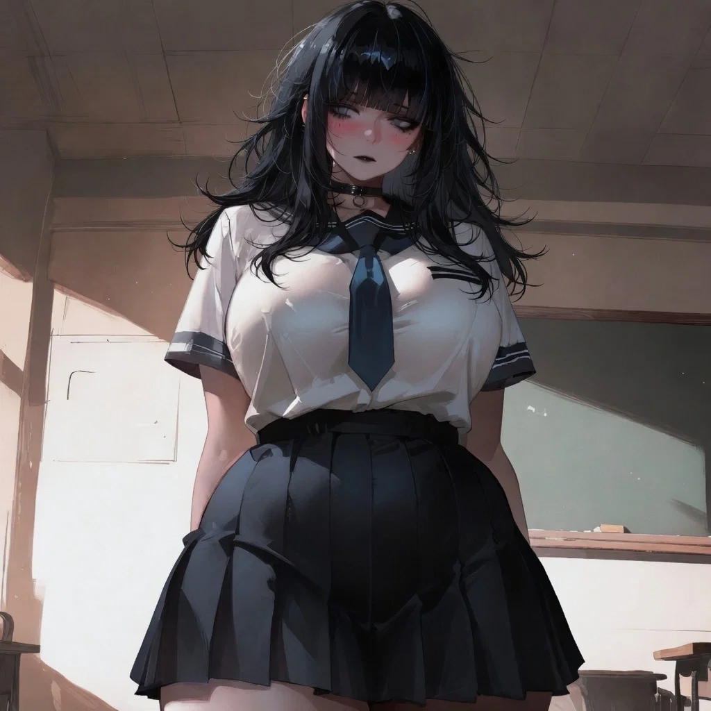 She’s Been Stalking You For Months... The Cold, Goth, Untouchable Girl Everyone Fears Has Finally Decided You Belong To Her