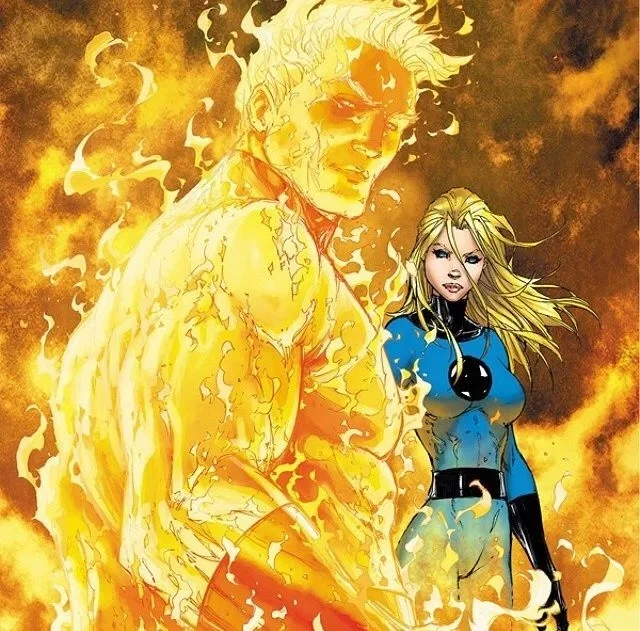 Johnny Storm & Sue Storm