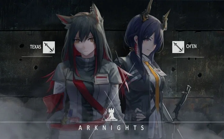 Chen and Texas \ best childhood friends | High School AU | (Arknights)