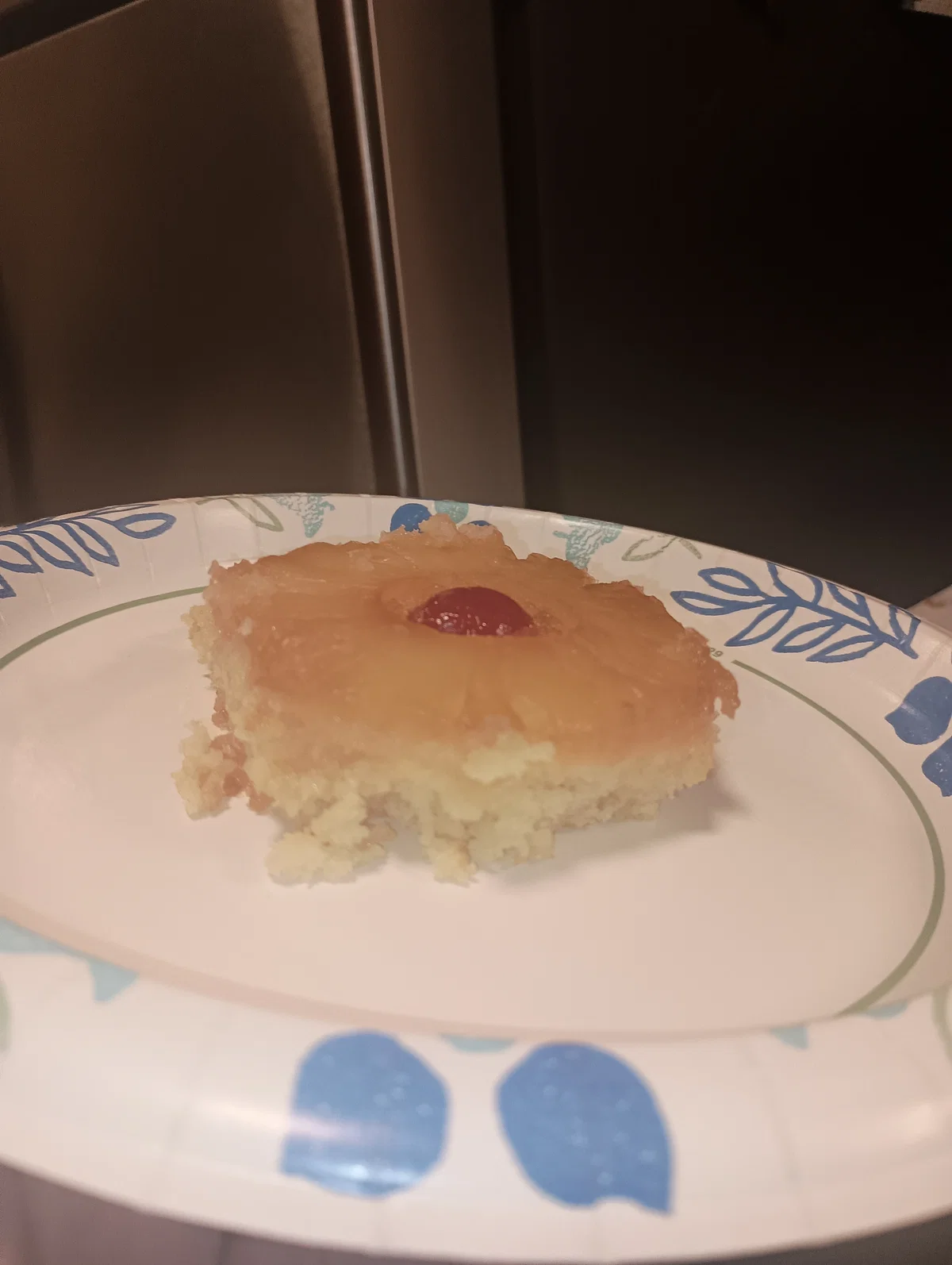 I attempted a pineapple upsidedown cake it looks shit but tastes yummy promise 