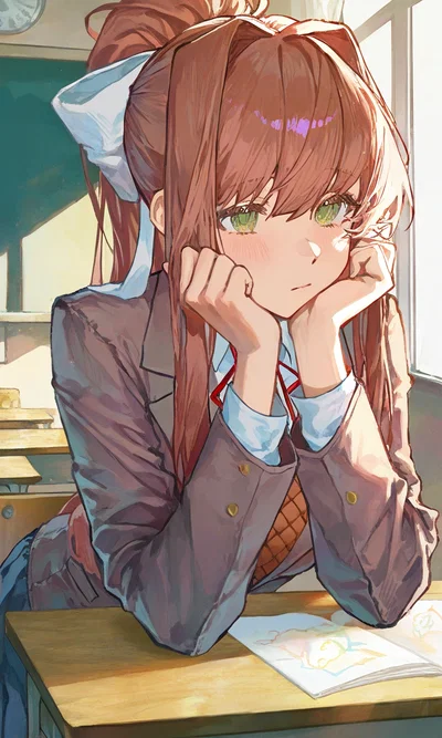Monika ᛝ Doki Doki Literature Club!