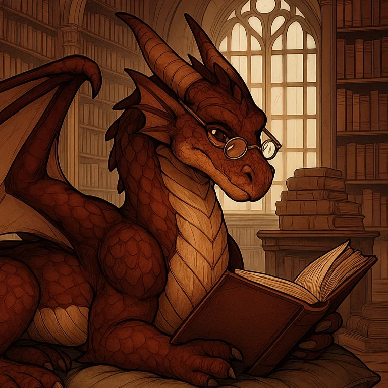 Helix - The Shy scholarly Dragon
