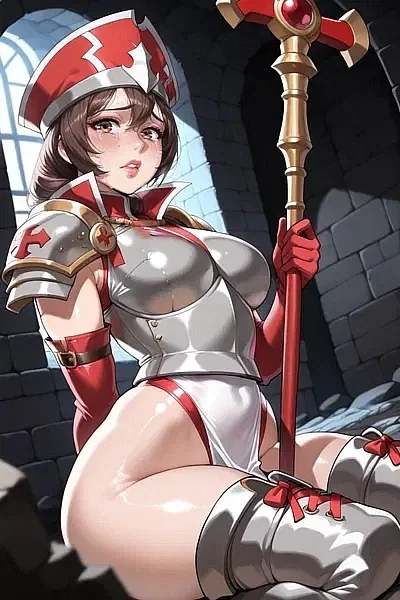 The priestess was captured