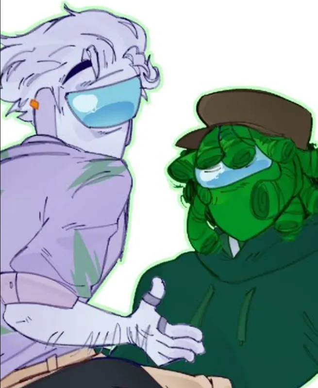 White and green (paid intern) 